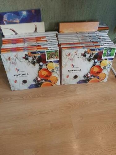 Фотографии готовых работ картин по номерам и алмазной мозаики