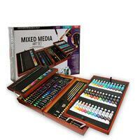 Без бренда «Художественный набор (174 предмета) в деревянном чемоданчике» в Екатеринбурге в интернет-магазине в Екатеринбурге Без бренда «Художественный набор (174 предмета) в деревянном чемоданчике» в Екатеринбурге