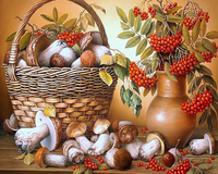 Без бренда «Корзина с грибами и рябиной» в Екатеринбурге 