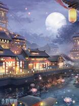 Без бренда «Ночной город на фоне луны» в Екатеринбурге в интернет-магазине в Екатеринбурге Без бренда «Ночной город на фоне луны» в Екатеринбурге