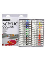 Без бренда «Коробка 24 шт.: Акриловые краски «Две картинки» 24 шт. по 12 мл, проф. пигмент» в Екатеринбурге  в интернет-магазине  в Екатеринбурге Без бренда «Коробка 24 шт.: Акриловые краски «Две картинки» 24 шт. по 12 мл, проф. пигмент» в Екатеринбурге