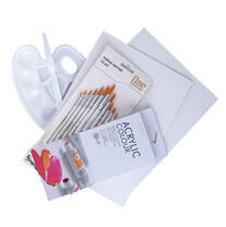 Без бренда «Набор подарочный «Две картинки»: краски акрил 12x12 мл, 2 холста 22x30 на мдф, 10 кистей, мастихин, палитра. Уценка (без упаковки)» в Екатеринбурге в интернет-магазине в Екатеринбурге Без бренда «Набор подарочный «Две картинки»: краски акрил 12x12 мл, 2 холста 22x30 на мдф, 10 кистей, мастихин, палитра. Уценка (без упаковки)» в Екатеринбурге