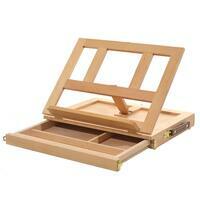 Без бренда «Коробка 10 шт.: Мольберт Две картинки этюдный ящик, настольный, хлопушка 30 см» в Екатеринбурге 