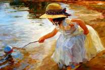 Без бренда «Девочка пытается спасти мяч» в Екатеринбурге 