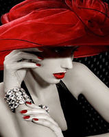 Без бренда «Коробка 20 шт: Девушка с красной шляпой» в Екатеринбурге 