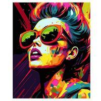 Без бренда «Яркая девушка в солнечных очках» в Екатеринбурге  в интернет-магазине  в Екатеринбурге Без бренда «Яркая девушка в солнечных очках» в Екатеринбурге