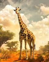 Без бренда «Красивый жираф в солнечный день» в Екатеринбурге  в интернет-магазине  в Екатеринбурге Без бренда «Красивый жираф в солнечный день» в Екатеринбурге