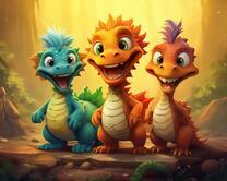 Без бренда «Милые и веселые дракончики» в Екатеринбурге в интернет-магазине в Екатеринбурге Без бренда «Милые и веселые дракончики» в Екатеринбурге