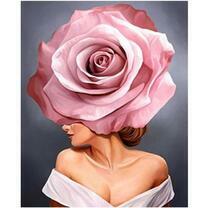 Без бренда «Девушка с розовой розой на голове» в Екатеринбурге 