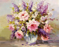 Полевой букетик в вазе