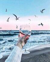 Без бренда «Бокал вина и рассветное море» в Екатеринбурге в интернет-магазине в Екатеринбурге Без бренда «Бокал вина и рассветное море» в Екатеринбурге