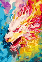 Без бренда «Разноцветный огненный дракон» в Екатеринбурге в интернет-магазине в Екатеринбурге Без бренда «Разноцветный огненный дракон» в Екатеринбурге