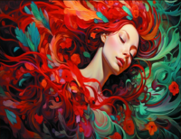 Без бренда «Стилизация красивой девушки в цветах» в Екатеринбурге в интернет-магазине в Екатеринбурге Без бренда «Стилизация красивой девушки в цветах» в Екатеринбурге