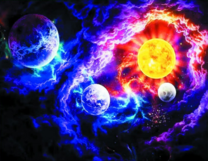 Без бренда «Солнце и планеты среди туч» в Екатеринбурге 